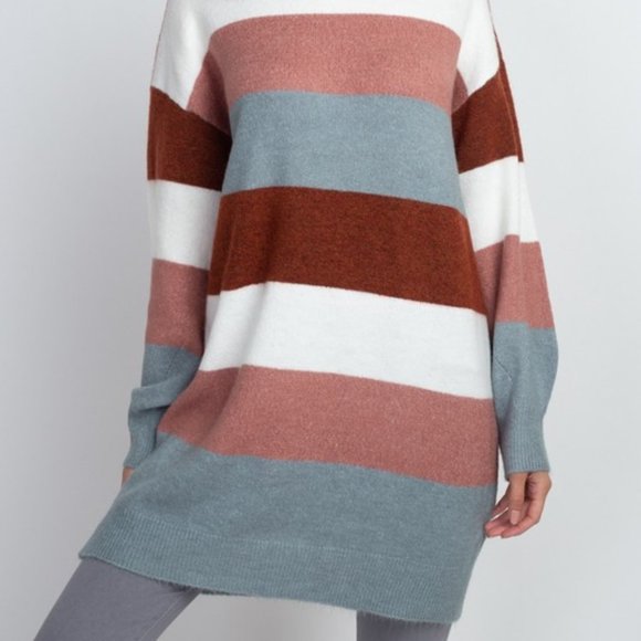 Stripe sweater dress - Picture 2 of 3